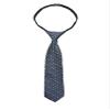 Spring Notion Boys' Pre-tied Woven Zipper Tie Large Turquoise Dotted view 1