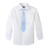 Spring Notion Boys' Pre-tied Woven Zipper Tie X-Large Blue Silver Anchor view 3