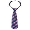 Spring Notion Boys' Pre-tied Woven Zipper Tie X-Small Navy Wine Stripes view 1