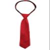 Spring Notion Boys' Pre-tied Woven Zipper Tie Large Red Patterned view 1