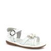 Rilo Dress Sandal for Girl's accentuated with a Butterfly and flower's. (8, White) view 2
