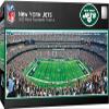 Masterpieces 1000 Piece Sports Jigsaw Puzzle - NFL New York Jets Center View Panoramic - 13"x39" view 1