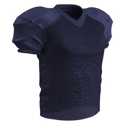 Champro Boys' Time Out Youth Stretch Football Practice Jersey, Navy, Medium