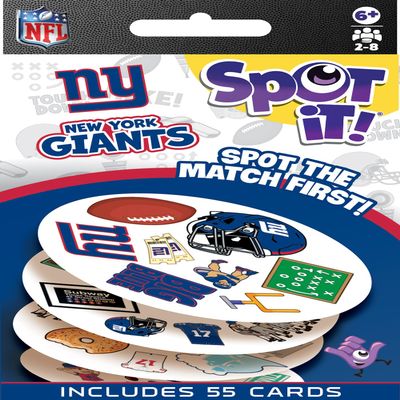 Masterpieces Officially Licensed NFL New York Giants Spot It Game for Youth and Adults