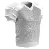 Champro Time Out Polyester Practice Football Jersey, White, Youth X-Large view 1