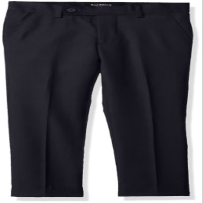 Isaac Mizrahi Big Boy's Solid Slim Fit Wool Pant Pants, Navy, 18