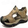 Asifn Athletic Slides Sandals Sports Men Breathable Leather Outdoor Leisure Non-Slip Beach Shoes Slippers Hiking Fisherman Yellow(12.5 M US,29.5 cm Heel to Toe view 1