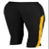 Augusta Sportswear Ladies Medalist Pant 2.0 L Black/Gold view 1