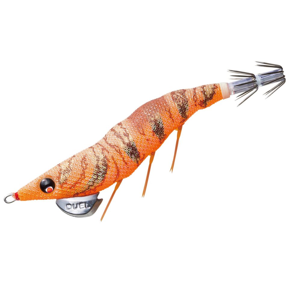 Duel EZ-Q Dartmaster EZ-Q Squid Fishing Lure, Fishing Tackle Fishing Tackle Bait Tree, Rigging, A1725-KOBG-Kei Orange Beige (MOBA Master)