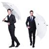 G4Free 68 Inch Automatic Open Golf Umbrella Double White Canopy Wedding Auto Open Extra Large Oversize Windproof Umbrellas(White) view 2