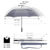 G4Free 68 Inch Automatic Open Golf Umbrella Double Canopy Extra Large Oversize Windproof Waterproof Stick Umbrellas(Grey) view 2