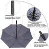 G4Free 68 Inch Automatic Open Golf Umbrella Double Canopy Extra Large Oversize Windproof Waterproof Stick Umbrellas(Grey) view 4