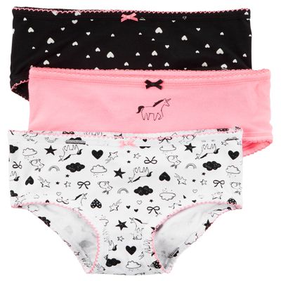 Carter's Girls' 3-Pack Unicorn Print Underwear 2/3