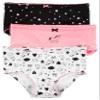 Carter's Girls' 3-Pack Unicorn Print Underwear 2/3 view 1