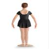 Bloch Dance Girls Prisha Short Sleeve Leotard Dress, Black, 12 view 2
