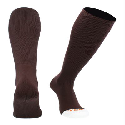 TCK Prosport Performance Tube Socks (Brown, X-Large)