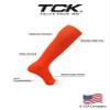TCK Prosport Performance Tube Socks (Orange, X-Large) view 3