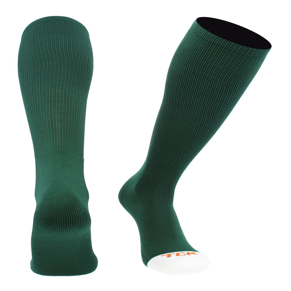 TCK Prosport Performance Tube Socks (Dark Green, X-Large)