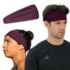 Temple Tape Four Inch Moisture Wicking Workout Sweatband; Absorbs & Evaporates Sweat 8X Faster - Deep Purple view 1