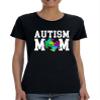 ALLNTRENDS Women's T Shirt Autism Mom Autistic Awareness Tshirt (XL, Black) view 1