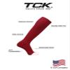 TCK Prosport Performance Tube Socks (Cardinal, X-Large) view 3