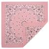 American Made Light Pink Western Paisley Bandana - Single Piece 22x22 view 3