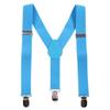 IBTOM CASTLE Kids Baby Y Back Adjustable Elastic Suspender Strong Clip-on Braces Bow Tie Set for Boys & Girls Sky Blue One Size view 2