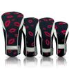 Taboo Fashions Monaco Golf Club Covers for Women - Numbered Golf Headcovers Set for Driver, Fairway and Hybrid Clubs - Weather Resistant, Pack of 4 (Temptation) view 1