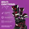 Taboo Fashions Monaco Golf Club Covers for Women - Numbered Golf Headcovers Set for Driver, Fairway and Hybrid Clubs - Weather Resistant, Pack of 4 (Temptation) view 3