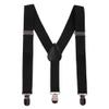 IBTOM CASTLE Kids Baby Y Back Adjustable Elastic Suspender Strong Clip-on Braces Bow Tie Set for Boys & Girls Black&Red One Size view 2