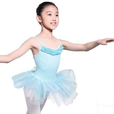 115242503 Dance Tutu Dress Girls Ballet Tutu (Light Blue, XL)