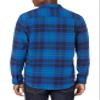 Amazon Essentials Men's Long-Sleeve Flannel Shirt, Black Blue Plaid, XX-Large view 3