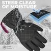 Tough Outdoors Womens Ski Gloves - Waterproof Gloves Women Ski Snow Snowboarding - Thermal Winter Glove Women Waterproof view 4