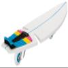 Razor RipStik RipSurf Caster Board - CMYK - FFP , 10.5 view 1