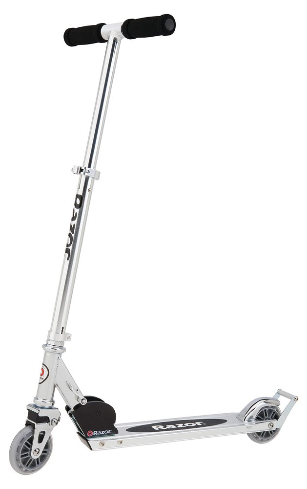 Razor A2 Kick Scooter for Kids Wheelie Bar, Foldable, Lightweight, Front Vibration Reducing System, Adjustable Height Handlebars