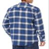 Amazon Essentials Men's Long-Sleeve Flannel Shirt, Blue White Large Plaid, Small view 3