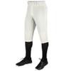 CHAMPRO boys Triple Crown Knicker Style Youth Baseball Pants in Solid Color with Reinforced Sliding Areas , Natural, Large view 1