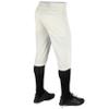 CHAMPRO boys Triple Crown Knicker Style Youth Baseball Pants in Solid Color with Reinforced Sliding Areas , Natural, Large view 2