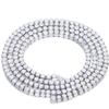 AD Beads Natural Hematite Gemstone Faceted Square Cube Loose Beads 16" 2x2mm 4x4mm (2x2mm, Metallic Silver) view 1