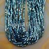 AD Beads Natural Hematite Gemstone Faceted Square Cube Loose Beads 16" 2x2mm 4x4mm (2x2mm, Metallic Green) view 4