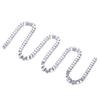 AD Beads 100 Pieces Natural Hematite Square Corn cuted Cube Loose Beads 16" for Necklace, Bracelet, Earring, Anklet Jewelry Making or Crafty Design (4x4mm, Metallic Silver) view 3