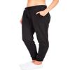 Ambiance Women's Juniors Soft Jogger Pants (3X, Black)' view 2
