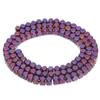 AD Beads Natural Hematite Gemstone Faceted Square Cube Loose Beads 16" 2x2mm 4x4mm (4x4mm, Metallic Purple) view 1