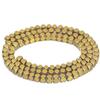 AD Beads Natural Hematite Gemstone Faceted Square Cube Loose Beads 16" 2x2mm 4x4mm (4x4mm, Metallic Gold) view 1