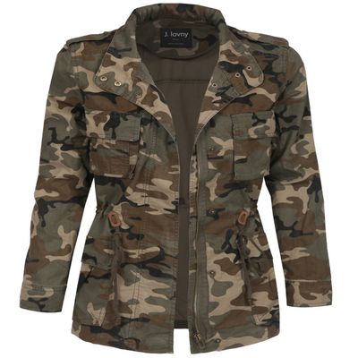 J. LOVNY Women's Versatile Military Anorak Jacket