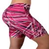 Adoretex Women's 4 Way Stretch Sport Board Shorts Swimsuit Bottom Skinny Capris Swim Shorts-FJ002-Maroon-3XL view 1