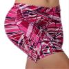 Adoretex Women's 4 Way Stretch Sport Board Shorts Swimsuit Bottom Skinny Capris Swim Shorts-FJ002-Maroon-3XL view 2