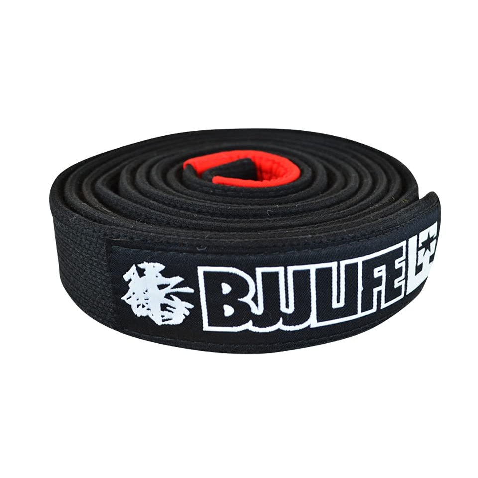 Combat Corner BJJ Life Pearl Weave BJJ Belt Black A0