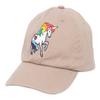 Unicorn Youth Sized Adjustable Baseball Hat, Khaki view 2