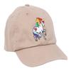 Unicorn Youth Sized Adjustable Baseball Hat, Khaki view 4
